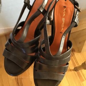 Via Spiga platform leather sandals